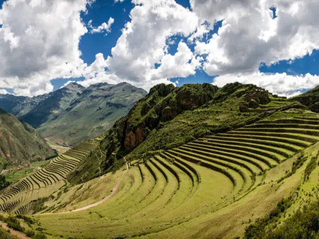 Andenes agrícolas incas en Pisac