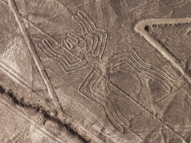 Geoglifo de La Araña en las Líneas de Nasca