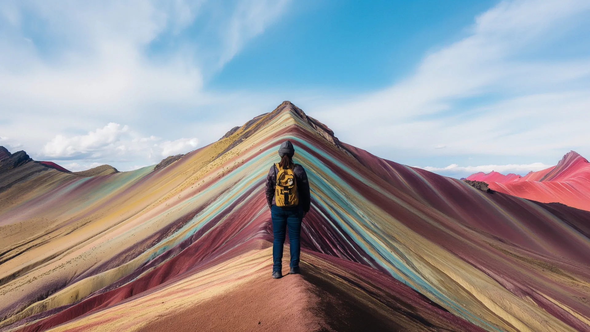 Viajeros en la Montaña de Siete Colores Vinicunca